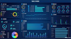 湘潭企业管理三维数据可视化交互界面制作