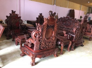 广州白云高价回收红木家具 二手红木大红酸枝衣柜 餐桌椅回收