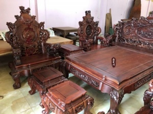 广州二手红木家具收购 大红酸枝红木 古典家具 整套红木高价收
