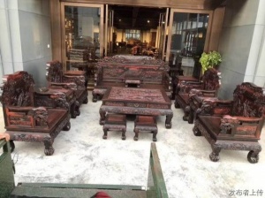 深圳红木家具回收二手红木衣柜大床沙发大红酸枝家具收购