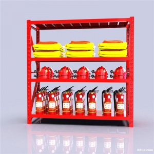 红色消防货架应急消防器材货架家用置物货架仓储货架