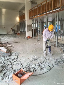 鑫宇长期合作酒店室内拆除专业施工团队回收废旧酒店设备